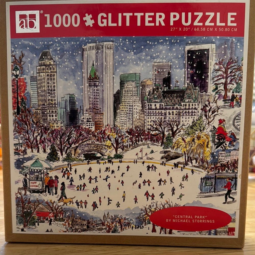 Glitter Puzzle - Central Park - 1000 Pieces